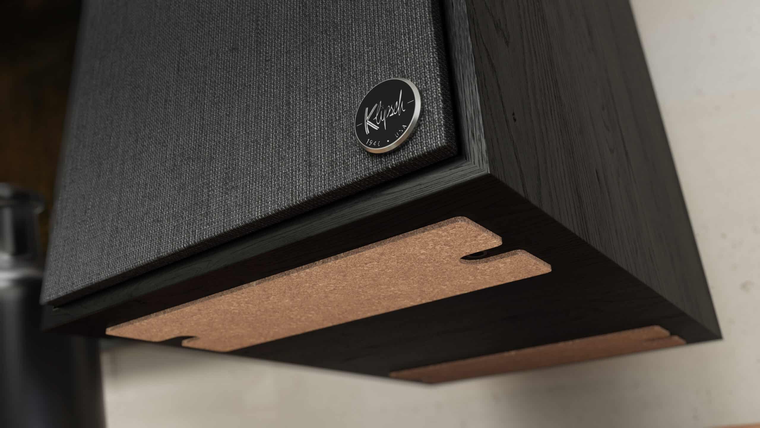 Cork Pads on Klipsch Speaker Base